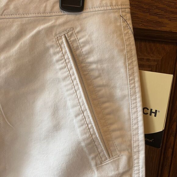 Woolrich Women’s Vintage Montevallo Bermuda Shorts White Size 14 New with Tags - Picture 3 of 12